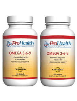Omega 3-6-9, 100 softgels (2 pack - � 16,25 p.s.t.)
